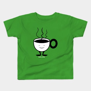 Mr Coffee Cup Kids T-Shirt